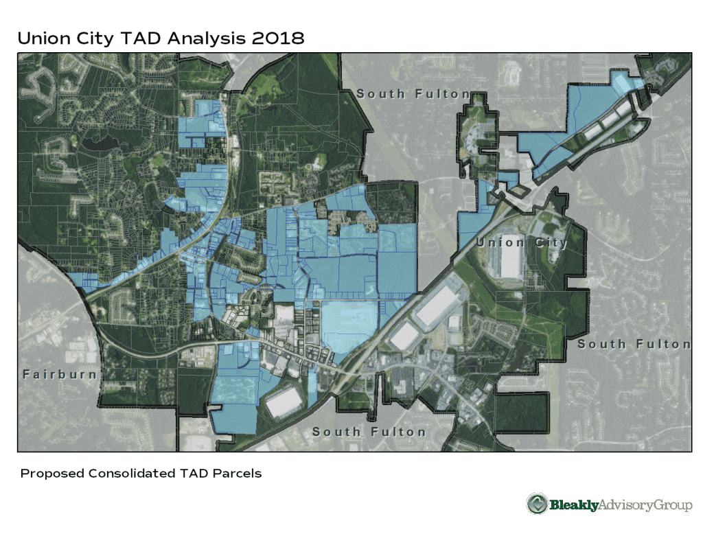 Map from the 2018 KB Advisory Group TAD Analysis
