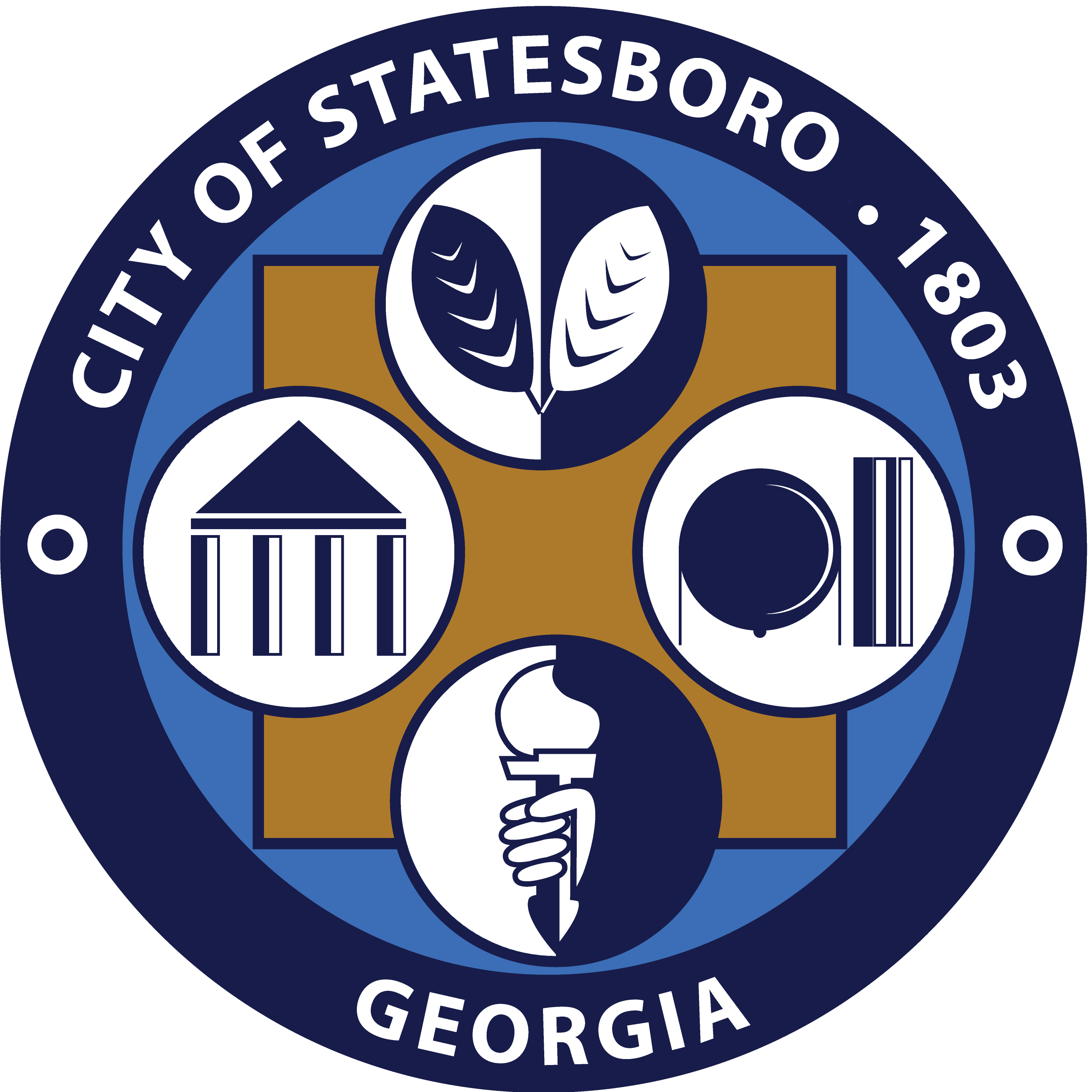 City of Statesboro, GA logo in color