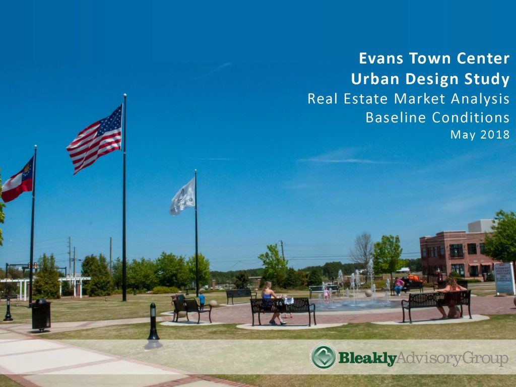 Cover of KB's Evans Town Center Urban Design Plan 2018
