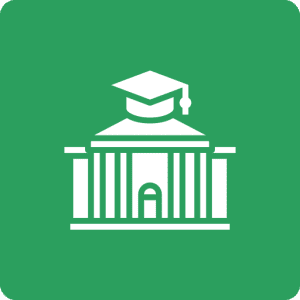 Noun Project icon for college